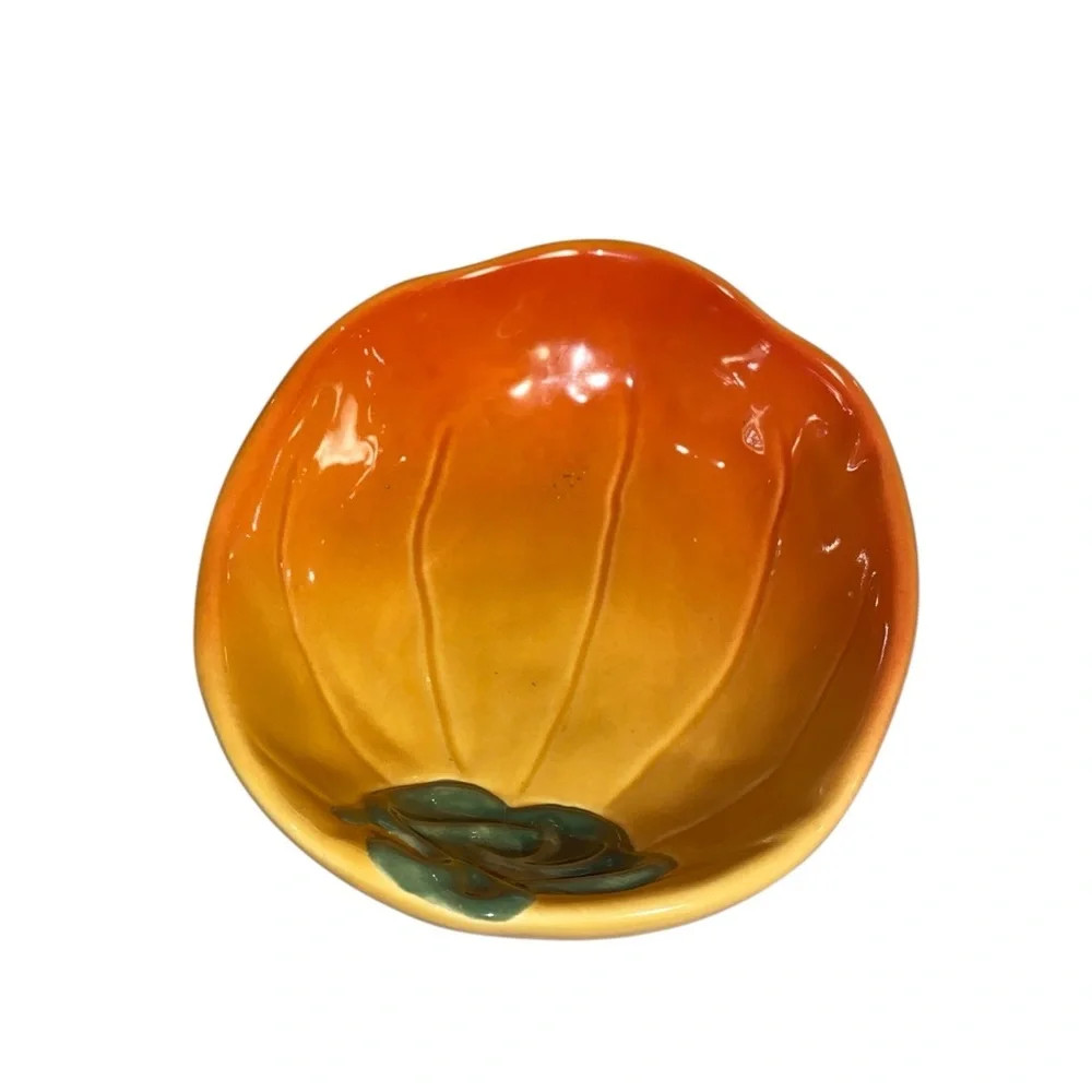 Williams-Sonoma Jardin Potager Ceramic Pumpkin and Bell Pepper Dish Set